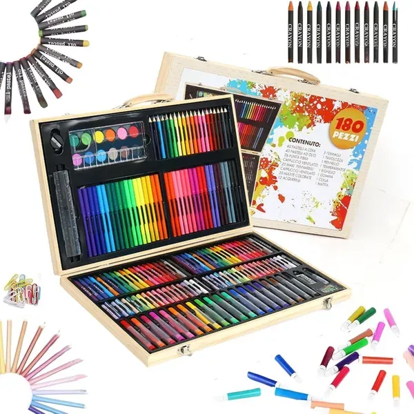Gabbar_180_Piece_Painting_Set_In_Wooden_Case