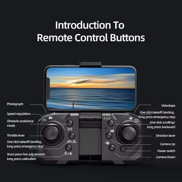 1080p_4k_Foldable_Wifi_Quadcopter_Drone_Black