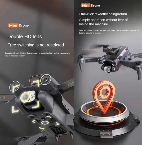 1080p_4k_Foldable_Wifi_Quadcopter_Drone_Black