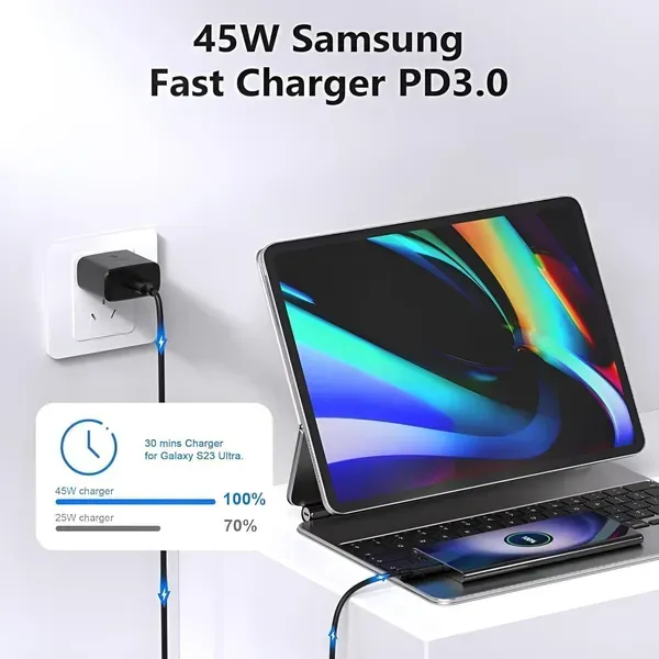 45w_Single_Port_Fast_Charging_Mobile_Charger_Black
