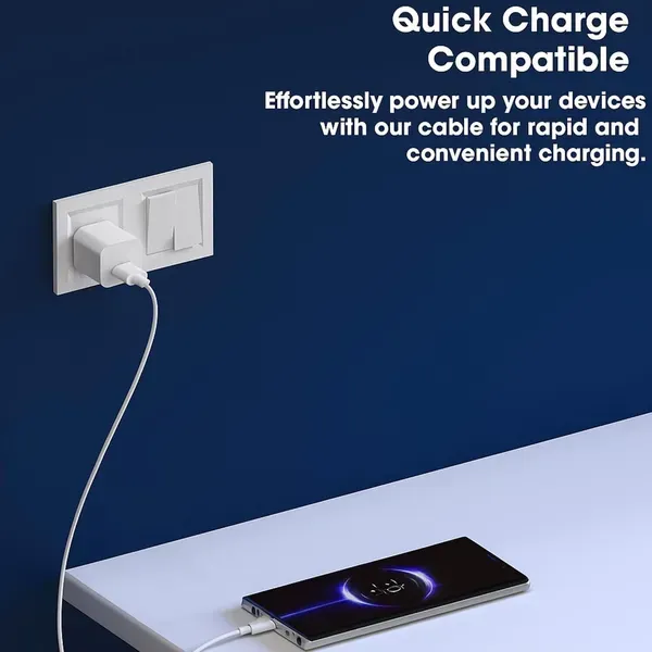White_120w_Hypercharge_Usb_To_Type_C_6a_Fast_Charging_Cable_Pack_Of_2