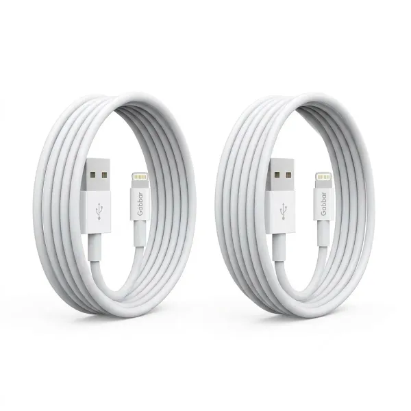 White_Pvc_Fast_Charging_Cable_For_Iphone_Pack_Of_2