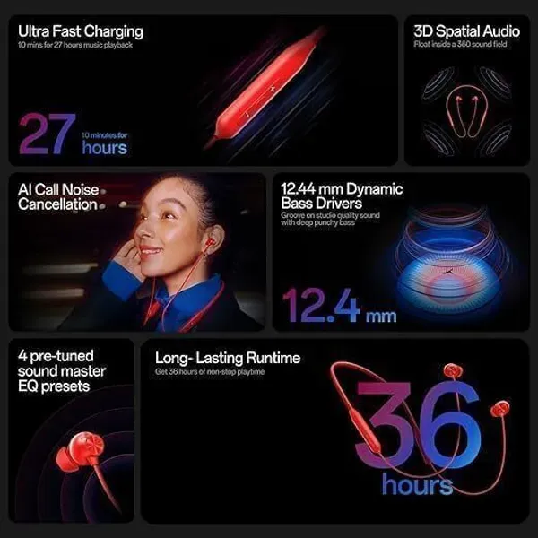 12_4mm_Driver_3d_Spatial_Audio_Red_Bluetooth_Neckband