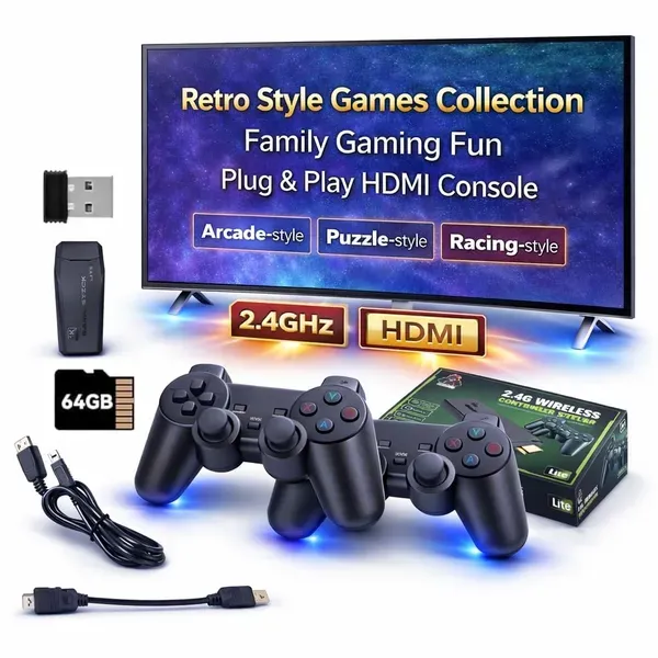 New_2026_Powenri_M8_Retro_Game_Console_Hdmi_For_Tv_Plug_Play_Gaming_Sti