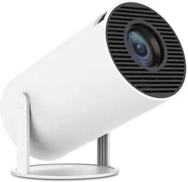 White_4k_Mini_Portable_Projector_180_Rotatable_Wifi_5g