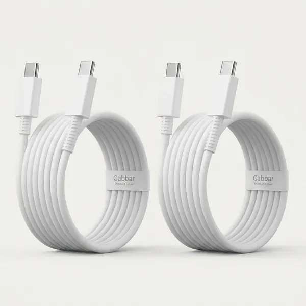 25w_Type_C_To_Type_C_Fast_Charging_Cable_1m_White_Pack_Of_2