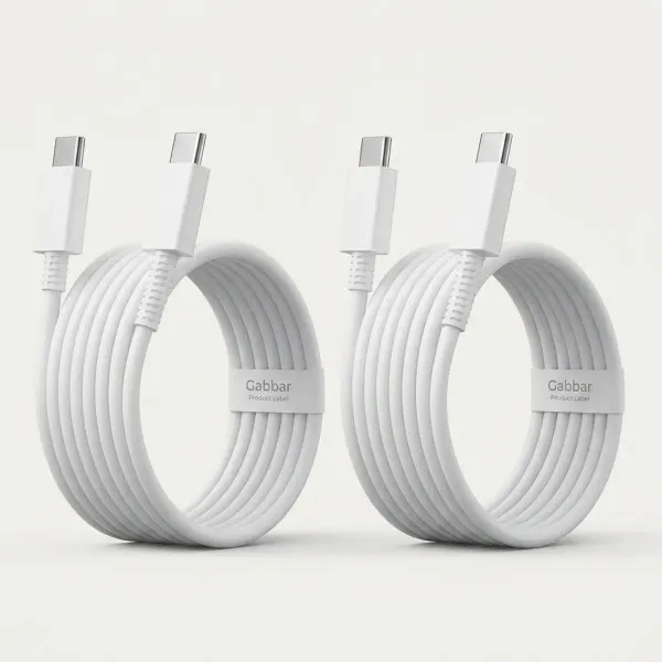 25w_Type_C_To_Type_C_Fast_Charging_Cable_1m_White_Pack_Of_2