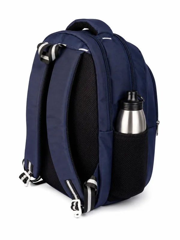 Navy_Blue_Polyester_Laptop_Backpack_For_Unisex