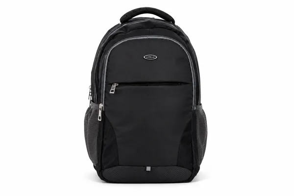 Black_Polyester_Laptop_Backpack_For_Unisex
