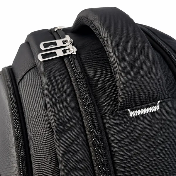 Black_Polyester_Laptop_Backpack_For_Unisex