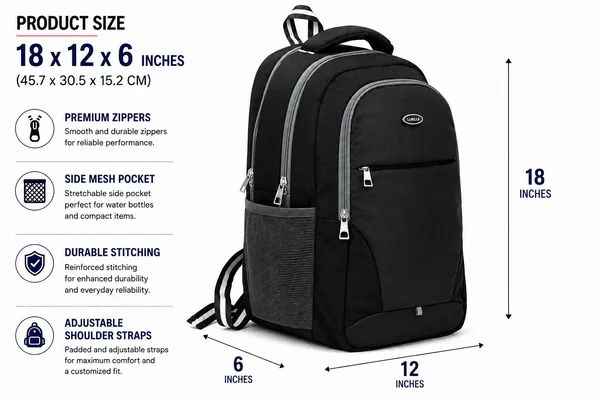 Black_Polyester_Laptop_Backpack_For_Unisex