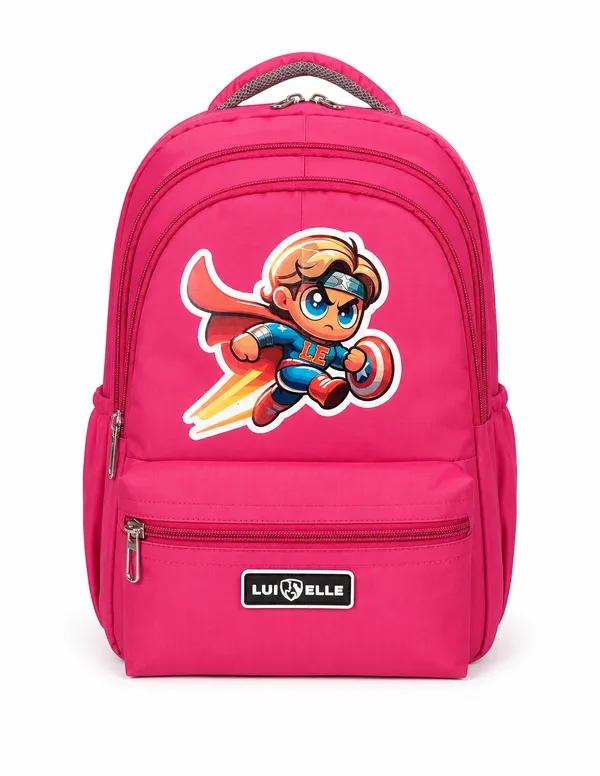 Pink_Polyester_School_Backpack_For_Girls