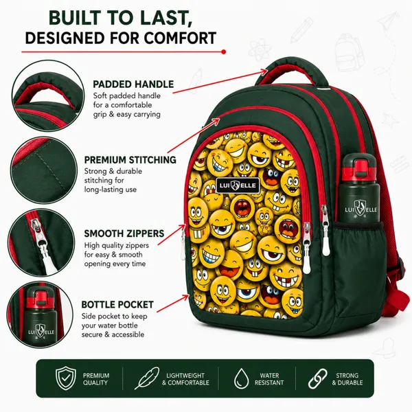 Green_Polyester_School_Backpack_For_Kids