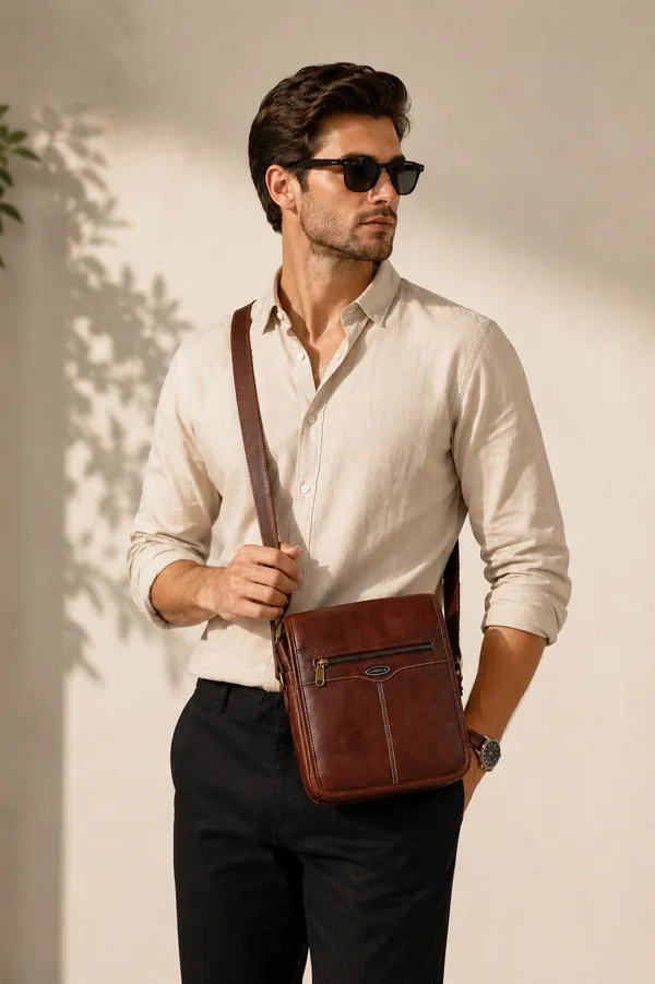 Brown_PU_Leather_Messenger_Bag_For_Men