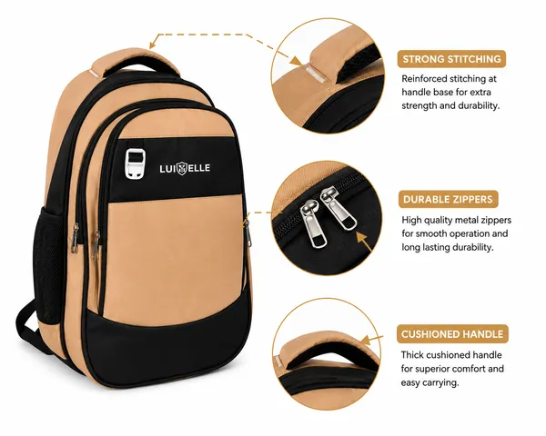 Black_&_Tan_Polyester_Laptop_Backpack_For_Unisex