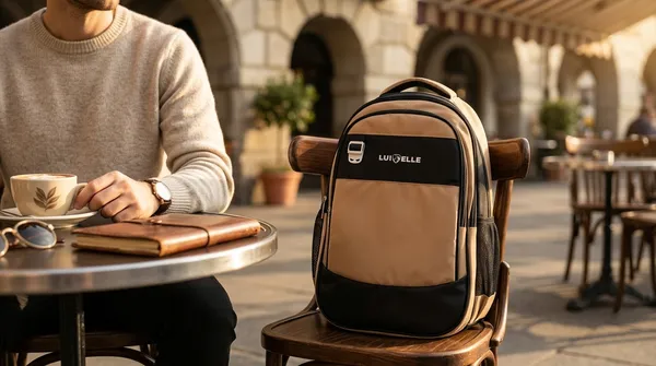 Black_&_Tan_Polyester_Laptop_Backpack_For_Unisex
