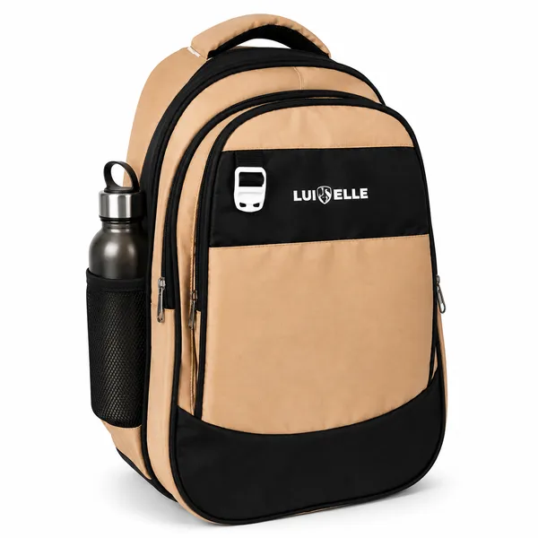 Black_&_Tan_Polyester_Laptop_Backpack_For_Unisex