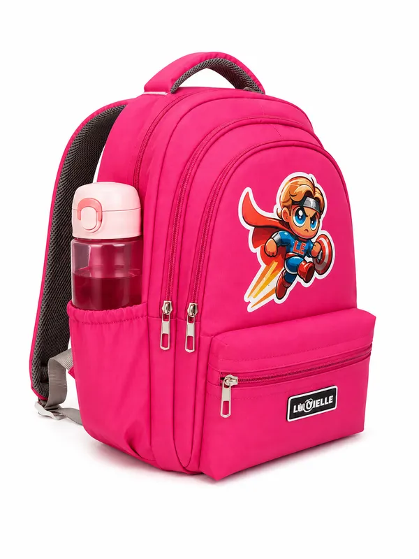 Pink_Polyester_School_Backpack_For_Girls
