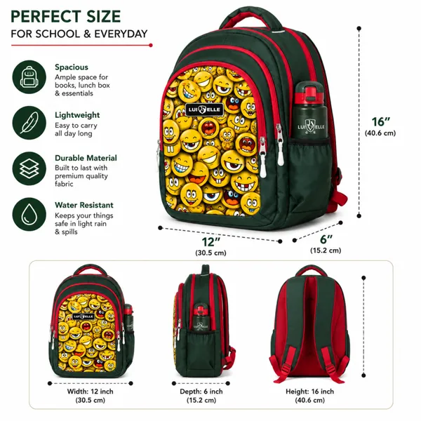 Green_Polyester_School_Backpack_For_Kids
