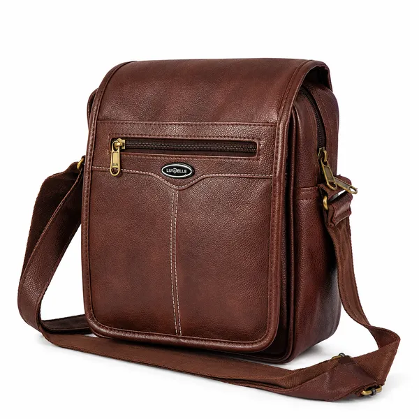 Brown_PU_Leather_Messenger_Bag_For_Men