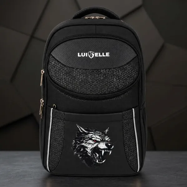 Black_Polyester_Laptop_Backpack_For_Unisex