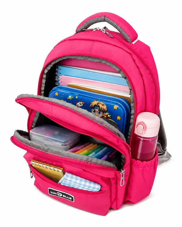 Pink_Polyester_School_Backpack_For_Girls