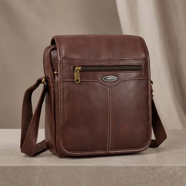Brown_PU_Leather_Messenger_Bag_For_Men