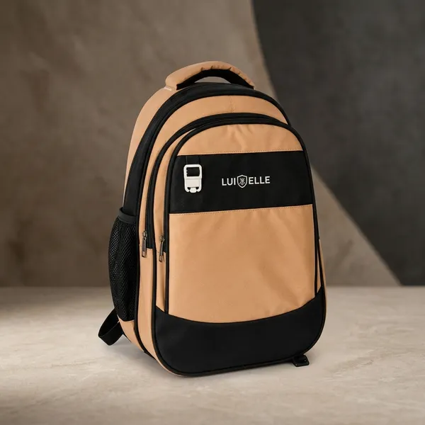 Black_&_Tan_Polyester_Laptop_Backpack_For_Unisex