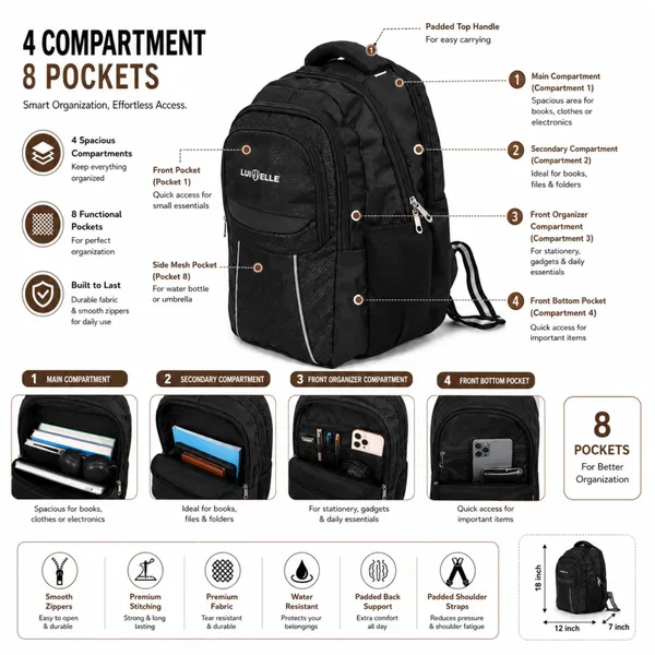 Black_Polyester_Backpack_For_Unisex