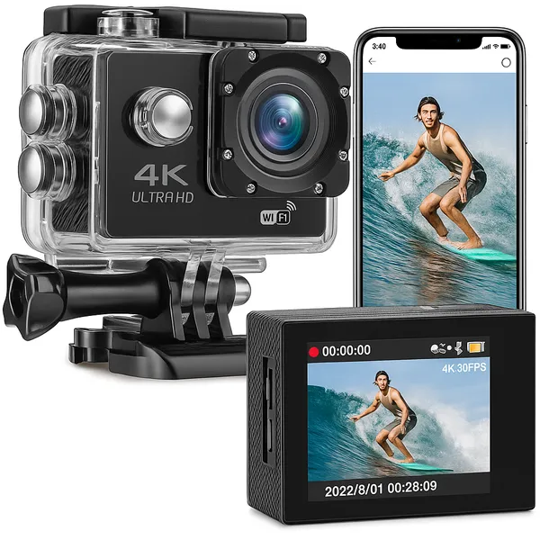 RENICS_4K_Ultra_HD_WiFi_Action_Camera_|_16MP_|_170°_Wide_Angle_Lens_|_Waterproof_Up_to_30M_|_Sports,_Travel_&_Vlogging_Camera