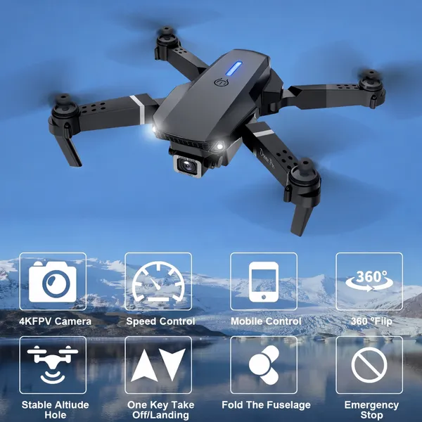 RENICS_E88_Foldable_4K_Camera_Drone_with_WiFi_FPV_|_Altitude_Hold_|_One_Key_Return_|_HD_Dual_Camera_|_Portable_RC_Quadcopter