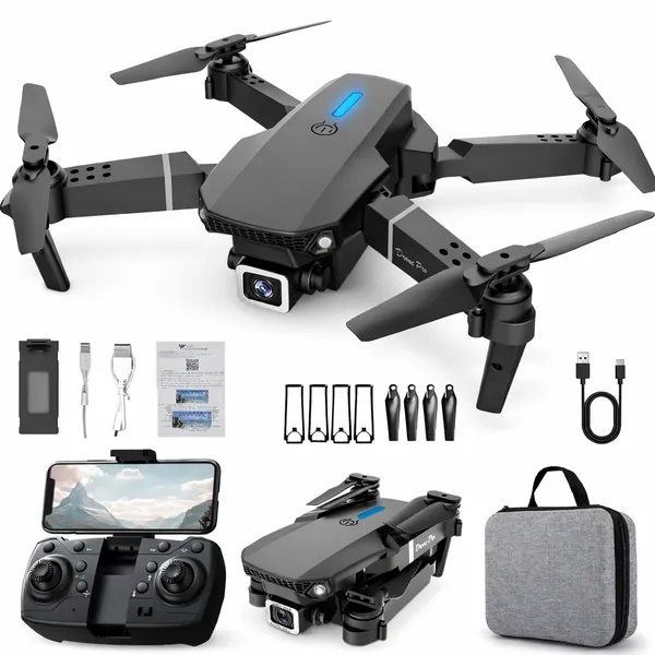 RENICS_E88_Foldable_4K_Camera_Drone_with_WiFi_FPV_|_Altitude_Hold_|_One_Key_Return_|_HD_Dual_Camera_|_Portable_RC_Quadcopter