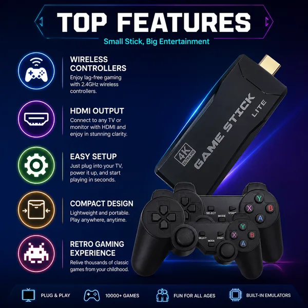 RENICS_M9_Lite_4K_Retro_Game_Stick_Gaming_Console_with_2_Wireless_Controllers,_HDMI_Plug_&_Play,_Dual_2.4G_Gamepads_&_Classic_Retro_Games