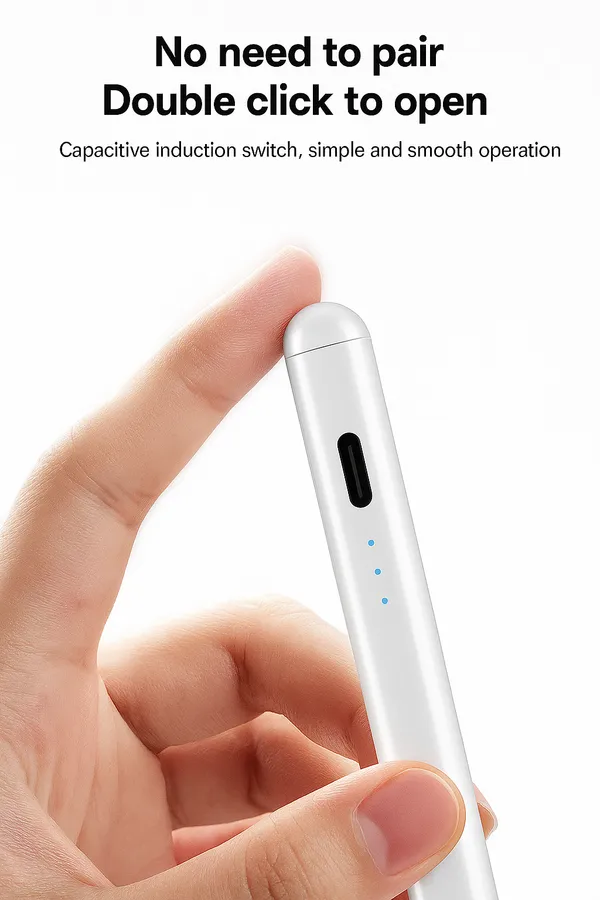 RENICS_Universal_Stylus_Pen_2260_Rechargeable_Capacitive_Touch_Pen_with_Type-C_Charging_for_iPad,_Android,_iPhone,_Tablets_&_Windows_Devices