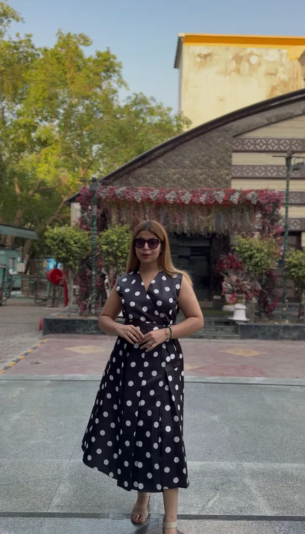 THEA_-_Satin_Polka_Dots_Dress