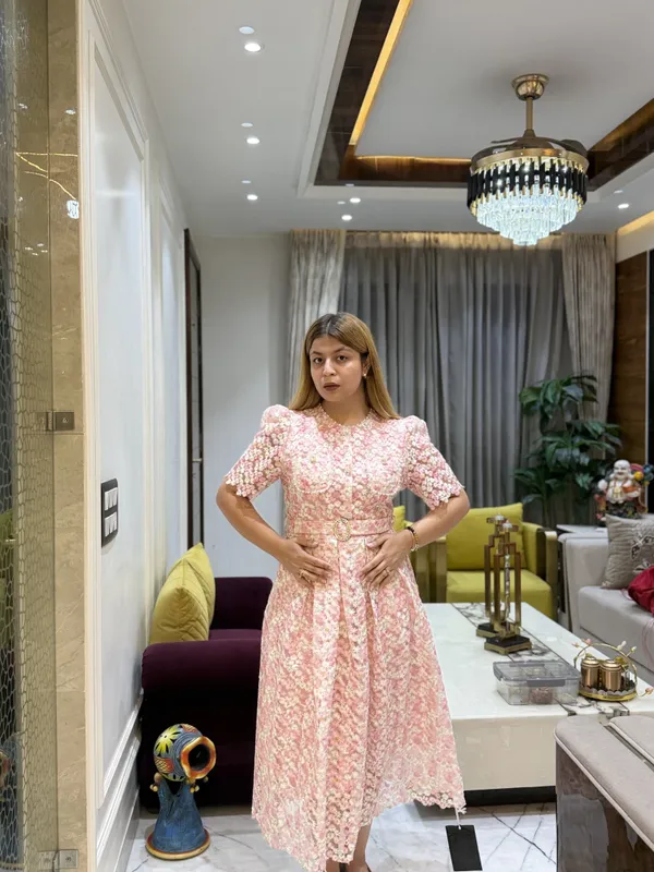 BARBIE_-_Threadwork_Long_Dress_with_Belt