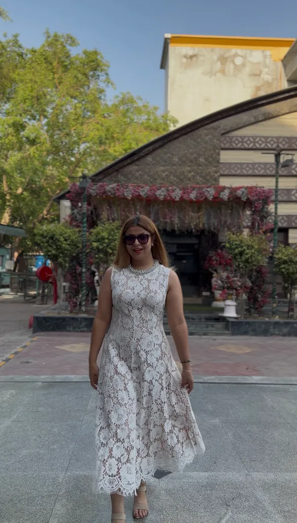LACE_-_Long_Lace_Dress_With_Pearl_Neckline