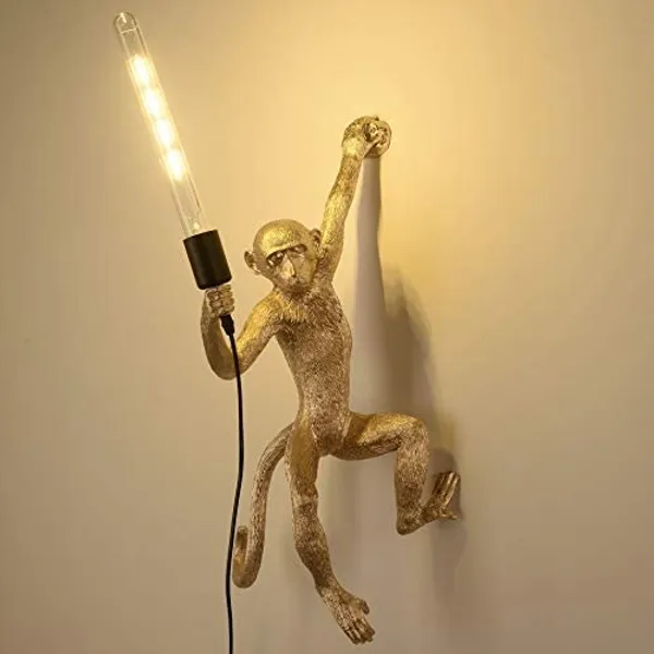 Gold_Resin_Hanging_Monkey_Wall_Lamp