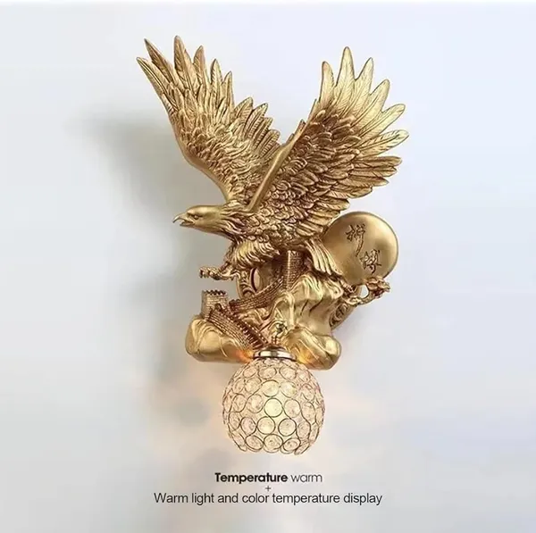 Gold_Eagle_Resin_Crystal_Wall_Lamp