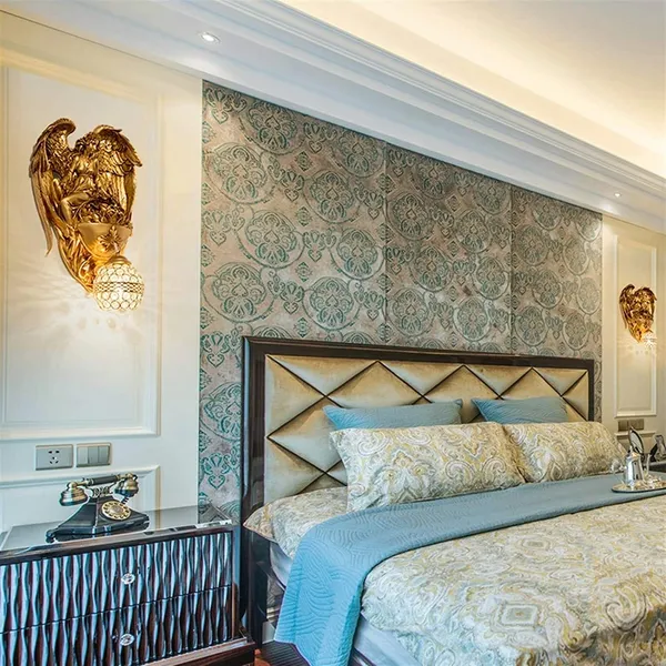 Gold_Resin_Angel_Wall_Lamp_With_Crystal_Shade