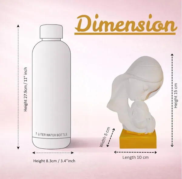 White_And_Yellow_Polyresin_Minimalist_Praying_Figure