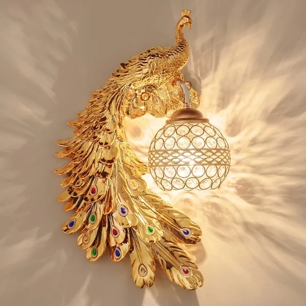 Gold_Peacock_Crystal_Ball_Wall_Sconce_Light