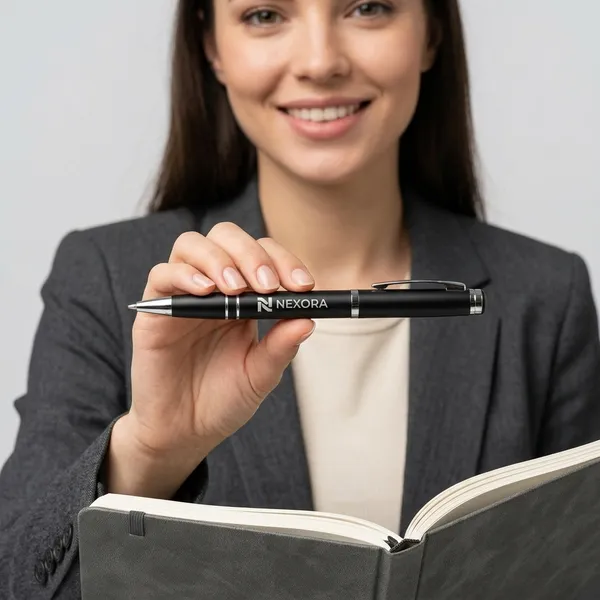 Black_Aluminium_Ballpoint_Pen_For_Office_&_Promotional_Use