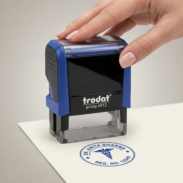 Royal_Blue_Rubber_&_Wood_Plastic_Self-Inking_Stamp_For_Office_&_Business_Use
