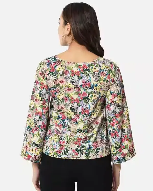 Multicolor_Womens_Crepe_Blouson_Top