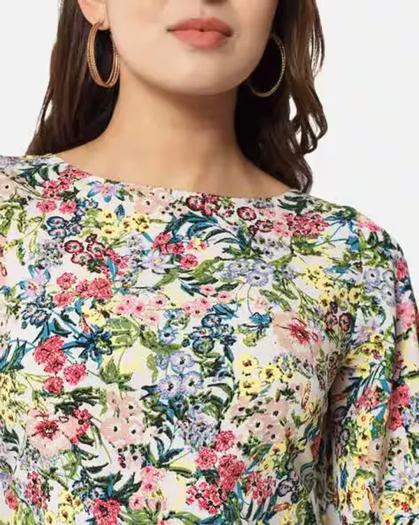 Multicolor_Womens_Crepe_Blouson_Top