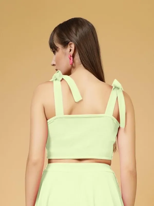 Green_Womens_Knot_Tie_Shoulder_Crop_Cami_Top