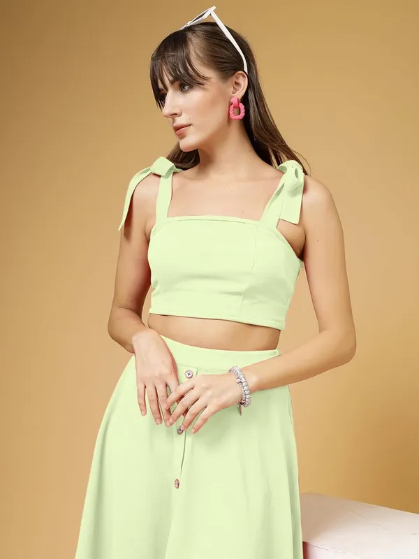 Green_Womens_Knot_Tie_Shoulder_Crop_Cami_Top