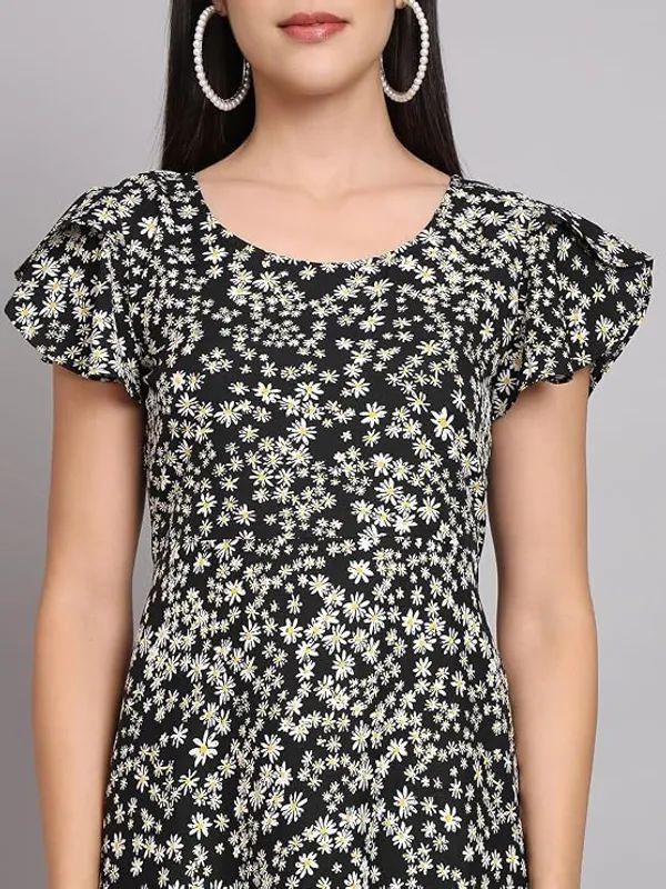 Black_Womens_Floral_Printed_Dress