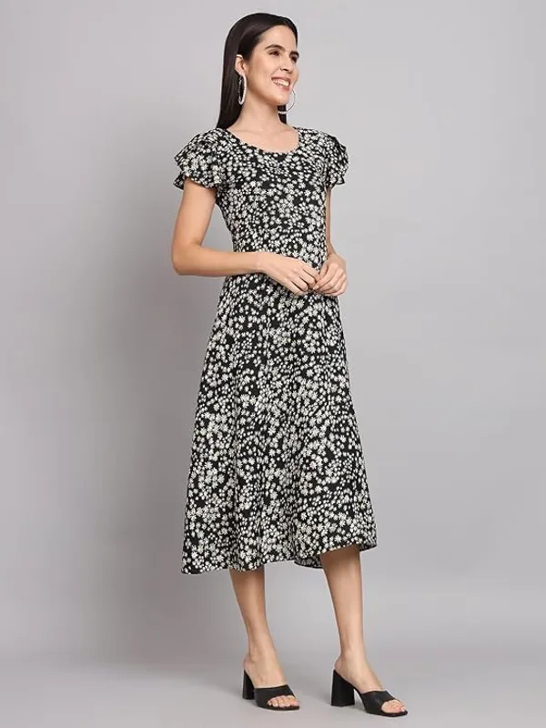 Black_Womens_Floral_Printed_Dress